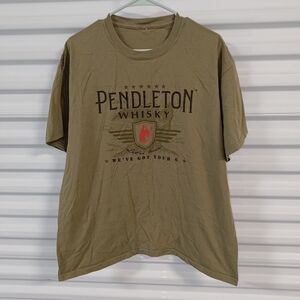 Pendleton Whisky Let'er Buck We've Got Your 6 Crewneck Short Sleeve T-shirt XL